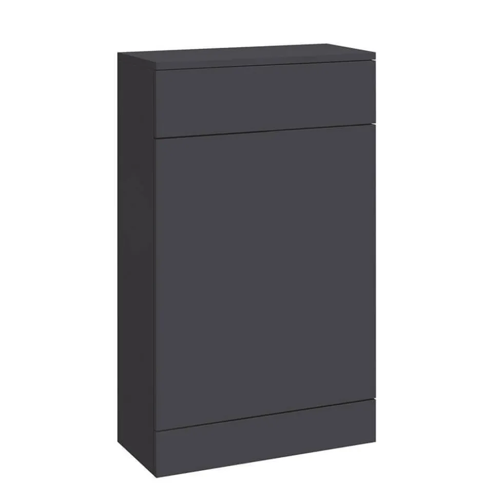 Vellamo Aspire 1100mm 2 Door Combination Basin & Toilet Unit - Matt Grey
