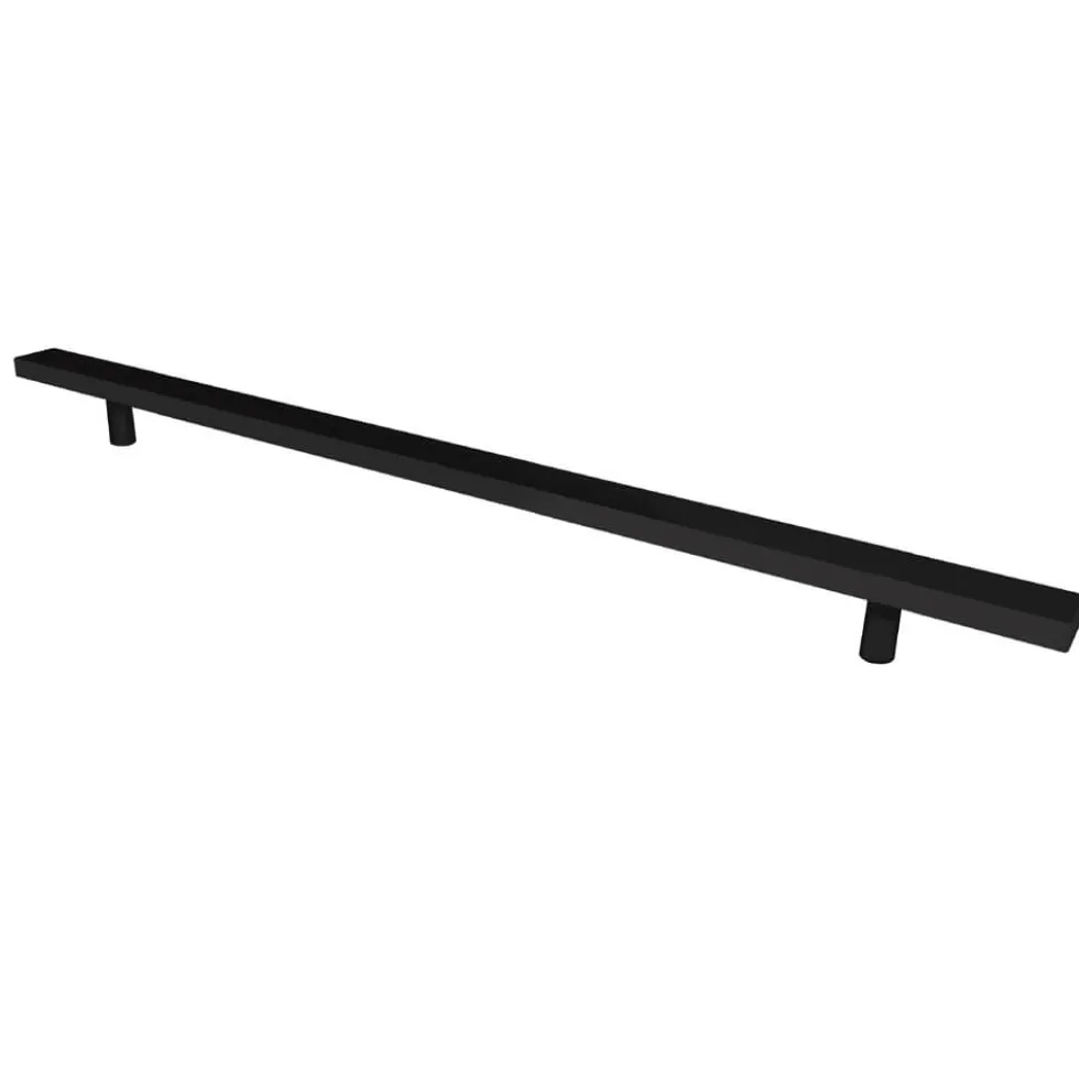 Vellamo Aspire 600mm Floorstanding 2 Door Vanity Unit & Ceramic Basin with Matt Black Handles & Overflow Cover