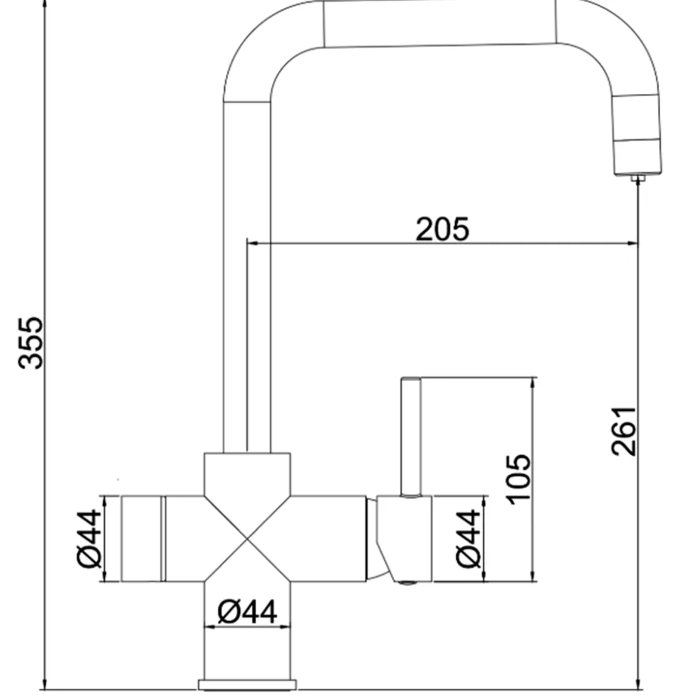 Vellamo Biometric 3-in-1 Fingerprint Instant Boiling Water Tap with WRAS-Approved Boiler & Filter