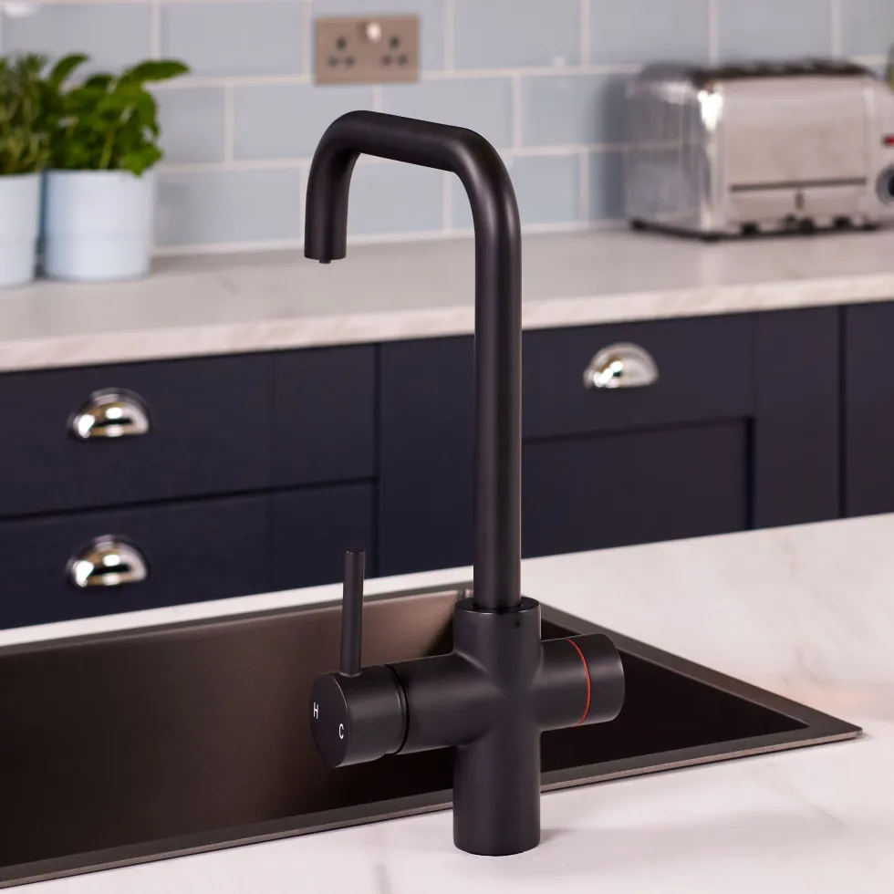 Vellamo Biometric 3-in-1 Fingerprint Instant Boiling Water Tap with WRAS-Approved Boiler & Filter