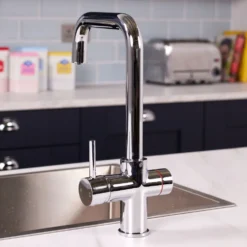 Vellamo Biometric 4-in-1 Fingerprint Instant Boiling Water Tap with WRAS-Approved Boiler & Filter