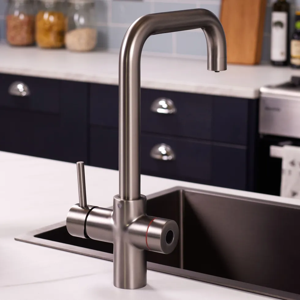 Vellamo Biometric 4-in-1 Fingerprint Instant Boiling Water Tap with WRAS-Approved Boiler & Filter