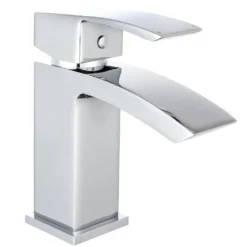 Vellamo City Chrome Basin Mixer Tap & Waste