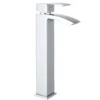 Vellamo City Tall Chrome High Rise Basin Tap