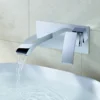 Vellamo City Wall Mounted Chrome Basin Mixer Tap