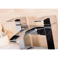 Vellamo City Waterfall Bath Mixer Tap