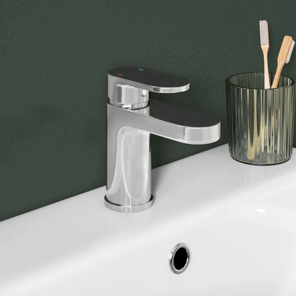Vellamo Connect Basin Mixer Tap & Waste