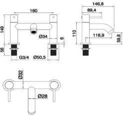 Vellamo Connect Complete Bathroom Suite with Shower Bath