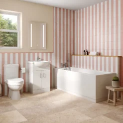 Vellamo Connect Complete Modern Bathroom Suite with Vanity Unit