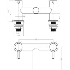 Vellamo Connect Full Bathroom Suite with 1700mm L Shaped Shower Bath