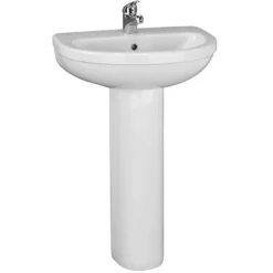 Vellamo Connect 550mm Full Pedestal & Basin