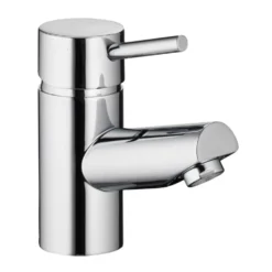Vellamo Curvo Basin Mixer With Clicker Waste