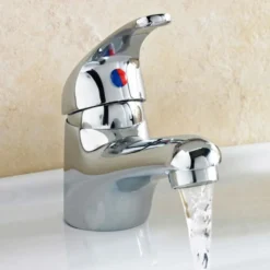 Vellamo Echo Single Lever Chrome Basin Tap & Waste