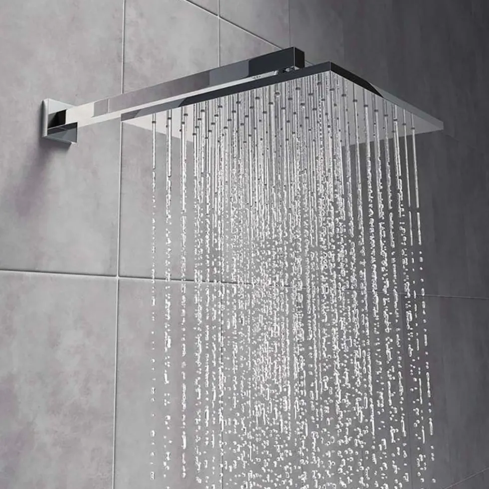 Vellamo Forte 200mm ABS Fixed Shower Head & Arm