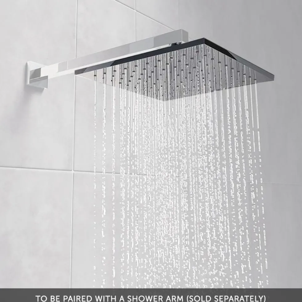 Vellamo Forte Square ABS Fixed Shower Head 200mm