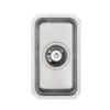 Vellamo Horizon 0.5 Bowl Undermount Stainless Steel Kitchen Sink & Waste Kit - 200 x 340mm