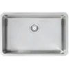 Vellamo Horizon Undermount Extra Large Single Bowl Stainless Steel Kitchen Sink & Waste Kit - 700mm x 450mm