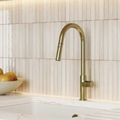 Vellamo Kara Pull Out Spray Single Lever Mono Kitchen Mixer Tap