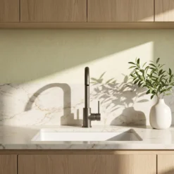 Vellamo Kara Single Lever Mono Kitchen Mixer Tap - Gunmetal