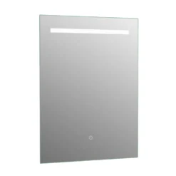 Vellamo LED Illuminated Bathroom Mirror with Demister Pad & Shaver Socket - 500 x 700mm
