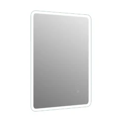 Vellamo LED Illuminated Universal Bathroom Mirror with Demister Pad - 600mm x 800mm