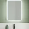 Vellamo LED Illuminated Universal Bathroom Mirror with Demister Pad - 500 x 700mm