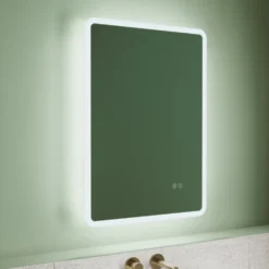 Vellamo LED Illuminated Universal Bathroom Mirror with Demister Pad & Bluetooth - 700mm x 500mm