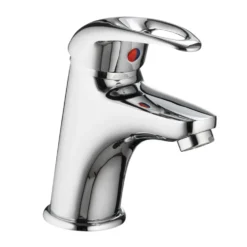 Vellamo Loop Basin Mixer with Clicker Waste