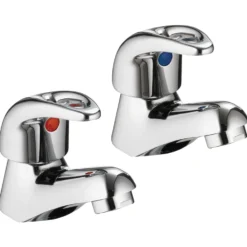 Vellamo Loop Basin Pillar Taps