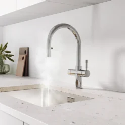 Vellamo Luna 4-in-1 Pull Out Instant Boiling Water Tap with Boiler & Filter
