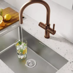 Vellamo Luna 4-in-1 Pull Out Instant Boiling Water Tap with Boiler & Filter