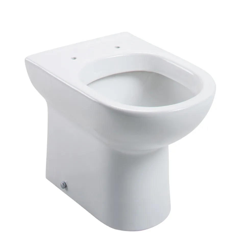 Vellamo Modern D-Shaped Back to Wall Toilet with Soft Close Seat