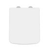 Vellamo Modern Square Soft Close Toilet Seat With Quick Release Hinges - Top Fix
