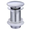 Vellamo Moon Brass Basin Waste - Unslotted