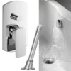 Vellamo Panache Bath Shower Mixer with Overflow Filler & Pull Out Handset