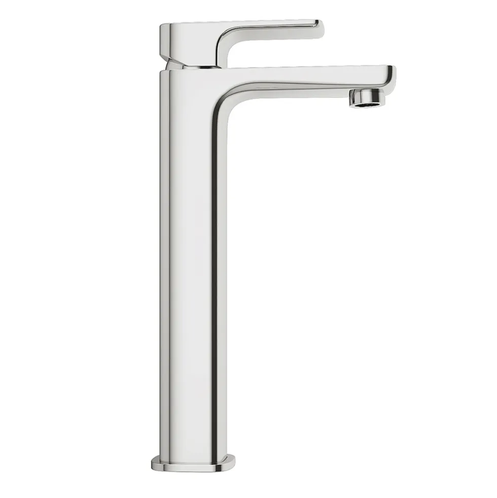 Vellamo Panache Tall Basin Mixer with Clicker Waste
