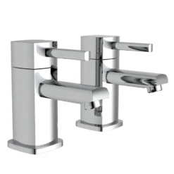 Vellamo Quadro Basin Pillar Taps