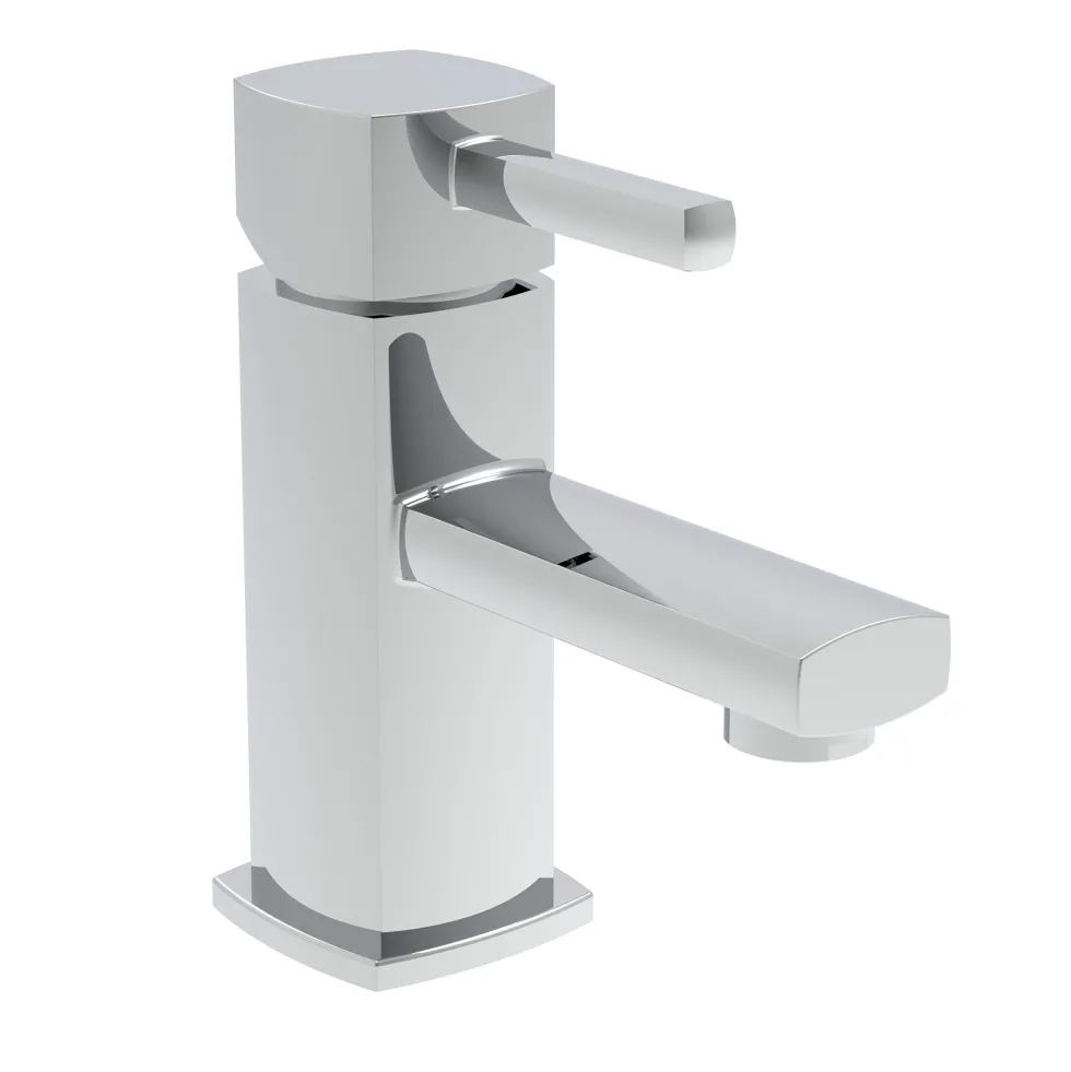 Vellamo Quadro Chrome Basin Mixer Tap & Waste