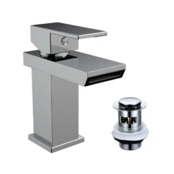 Vellamo Relate Waterfall Basin Mixer & Bath Filler Pack