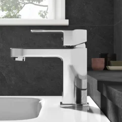 Vellamo Reveal Chrome Basin Mixer Tap & Waste
