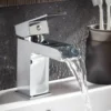 Vellamo Reve Waterfall Basin Mixer Tap & Waste