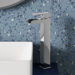 Vellamo Reve Waterfall Tall Basin Mixer Tap