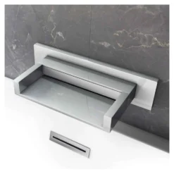 Vellamo Reve Wide Wall Mounted Waterfall Bath Spout