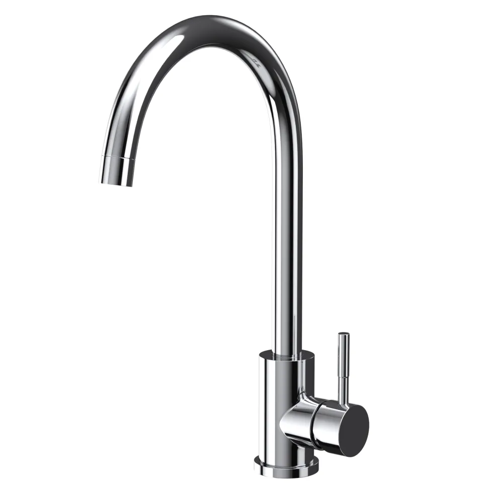 Vellamo Revolve Single Lever Mono Kitchen Mixer - Polished Chrome