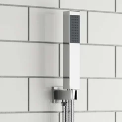 Vellamo Square Outlet Elbow with Shower Handset & Hose