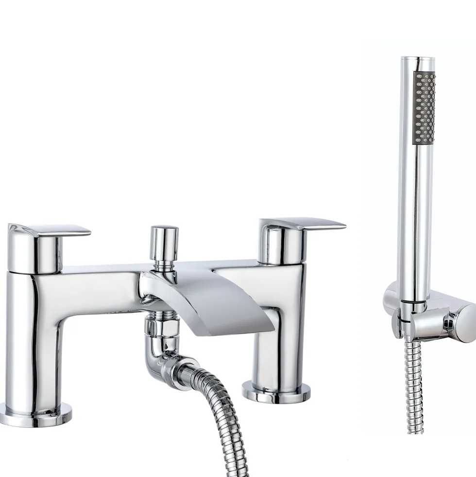 Vellamo Swift Chrome Bath Shower Mixer & Kit
