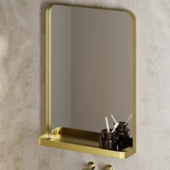 Vellamo Swift Framed Mirror & Shelf - 500 x 700mm