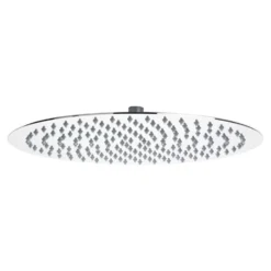 Vellamo Thin Round Fixed Shower Head - 200mm