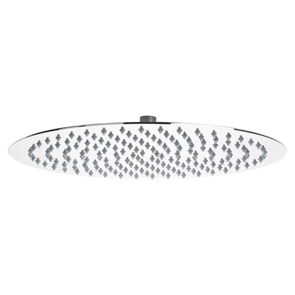 Vellamo Thin Round Fixed Shower Head - 200mm