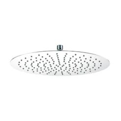 Vellamo Thin Round Fixed Shower Head - 300mm